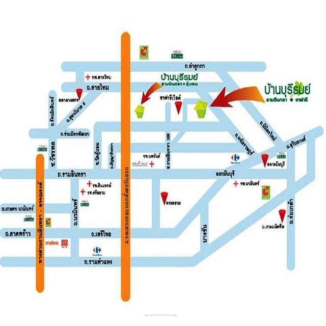 ขายบ้านแฝด42ตรว. หลังริม ม.บุรีรมย์ รามอินทรา-ซาฟารี ถ.เลียบคลอง2 สวยพร้อมอยู่ 20