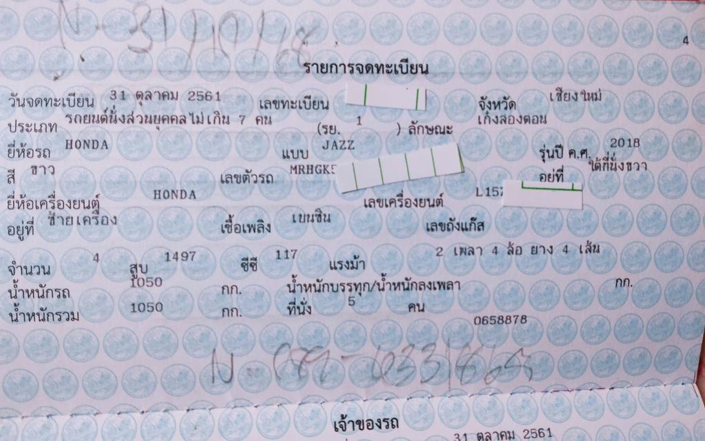 Honda jazz gk at 2018 รูปที่ 3