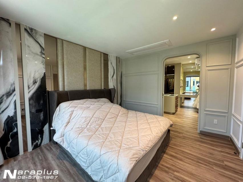 69100586 : ให้เช่าทาวน์โฮม luxury 3 ชั้น หน้ากว้าง 6 เมตร Built-in ทั้งหลัง ขนาด 20.5 ตารางวา หมู่บ้านพาทิโอ วัชรพล-รามอินทรา บางเขน น้ำไม่ท่วม 15