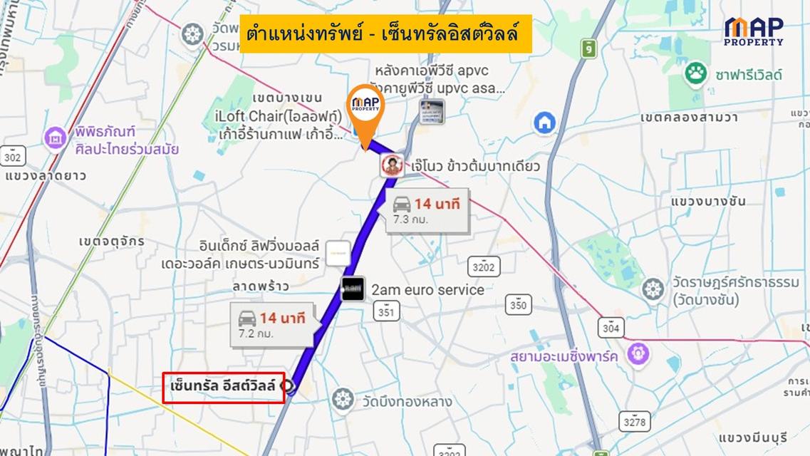ขายถูกทาวน์โฮมใกล้สถานีรถไฟฟ้ามัยลาภ 6