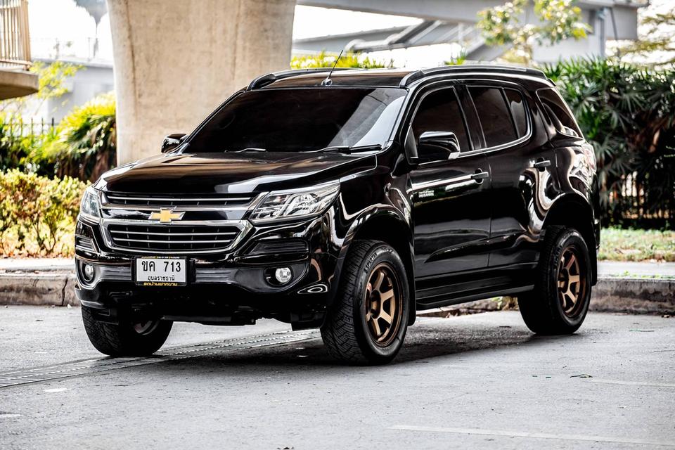 CHEVROLET TRAILBLAZER 2.5 LT ดีเซล ปี 2017 สีดำ รถครอบครัว 7 ที่นั่ง สภาพดี 