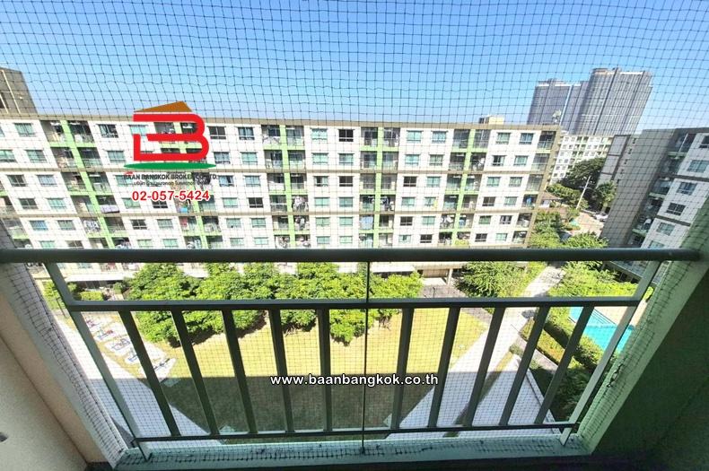 คอนโดมิเนียม เนื้อที่ 22.64 ตร.ม. โครงการ ลุมพินี วิลล์ พระนั่งเกล้า-ริเวอร์วิว : Lumpini Ville Pranangklao-Riverview (ซอยบ้านไทรม้า) ถนนรัตนาธิเบศร์ 12