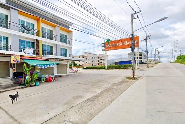 นิคมอมตะนครนิคมอุตสาหกรรมปิ่นทอง3 3กม.ขายที่ดิน 1 ไร่ 2 งาน 15ตร.วา. โรบินสันบ่อวิน 8 กม.