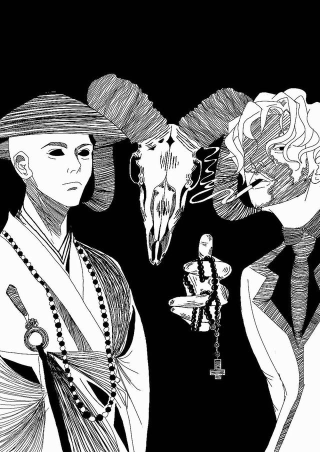 Goat’s Witness ภาพวาดดิจิทัลอาร์ต ใช้เป็นวอลเปเปอร์หรืออัดกรอบตกแต่งผนัง