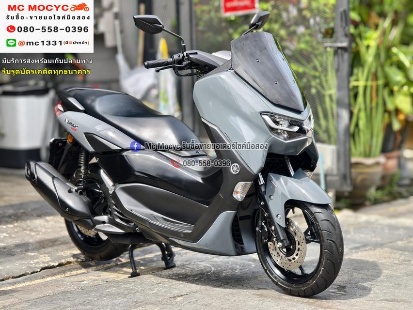 Nmax ABS 2022 สีเทาแลมโบ วิ่ง10000โลแท้ รถบ้านแท้มือเดียว เครื่องท่อเดิมๆ  No1245    2