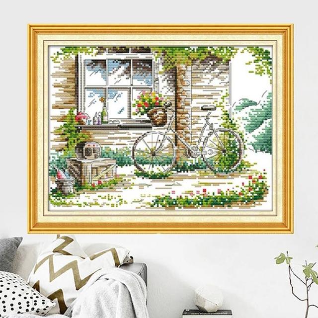 ร้าน Noongning Cross stitch ครอสติสพิมพ์ลาย จำหน่ายอุปกรณ์ครอสติส ภาพติดเพชร1733 8