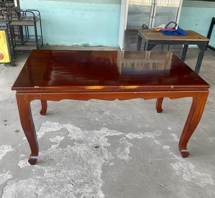 โต๊ะไม้ประดู่แผ่นเดียว โต๊ะรับประทานอาหาร ขนาดยาว150ซม