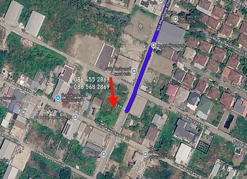 ขายด่วน ที่ดินเปล่า 103 ตรว. อยู่ซอยศรีด่าน22-ถนนศรีนครินทร์ ใกล้แม็คโคร รร.นานาชาติไทย-สิงคโปร์ รถไฟฟ้าสถานีศรีแบริ่ง 10