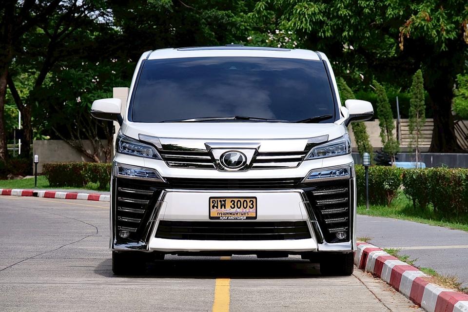 Toyota Vellfire ZG Edition 2019 สีขาว ราคาถูก สภาพสวย ช้าอด