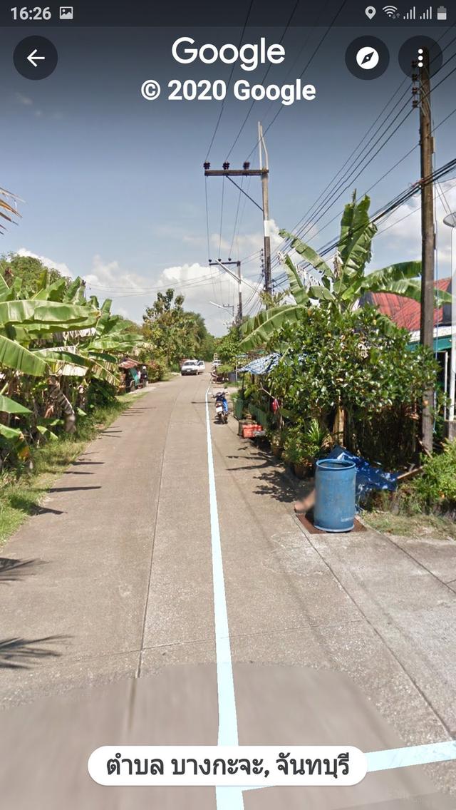 ที่ดินเปล่าถมแล้ว 100 วา เหมาะสร้างบ้าน มีชุมชน หลังวัดเขาน้อย บางกะจะ เมืองจันทบุรี 3