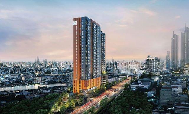 CM04340 ขายดาวน์ คอนโด โฟล บาย แสนสิริ FLO By Sansiri คอนโดมิเนียม ถนนสมเด็จเจ้าพระยา 1