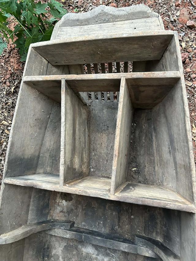 เรือไม้โบราณ เรือไม้เก่า ขนาดยาว2เมตร กว้าง80ซม ไม้สักทองทั้งลำ เรือไม้ใช้ทางการเกษตร รูปย่อยที่ 4