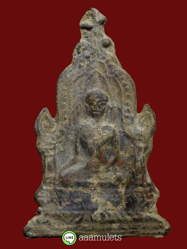 พระซุ้มเรือนแก้วข้างเม็ด เนื้อชิน