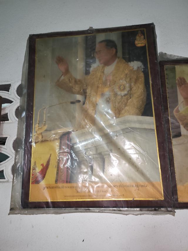พระบรมฉายาลักษณ์ ราชการที่ 9 ทรงทักทายปวงชน ขนาด 16×20 นิ้ว