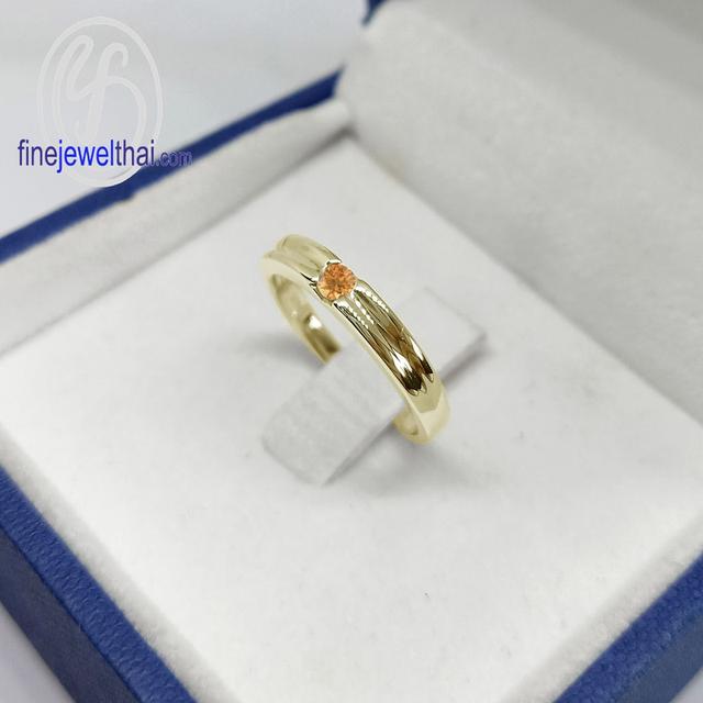 Finejewelthai แหวนบุษราคัม พลอยแท้ พร้อมใบรับรอง R1207 4