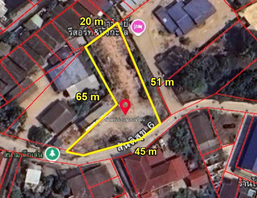 ขายที่ดินหนองปรือ พัทยา 1 ไร่ พรประภานิมิตรซอยสันติสุข6(ชัยพรวิถี23/2)ล้อมรั้วแล้ว ใกล้มาบประชัน2กม. จ.ชลบุรี 7