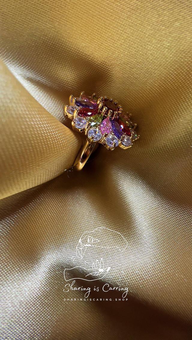 แหวนแฟชั่น เพชรแฟนซี CZ สวยน่ารักกกมาก แบบ บริดเจอตัน ราคา ฿1,390.- บาท รวมส่ง Bridgerton syle