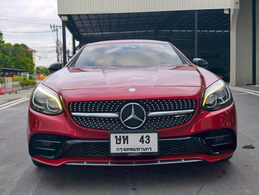 รหัสรถ KPV43 2017 Mercedes Benz AMG SLC43 3.0 BI Turbo Roadster สีแดง 3