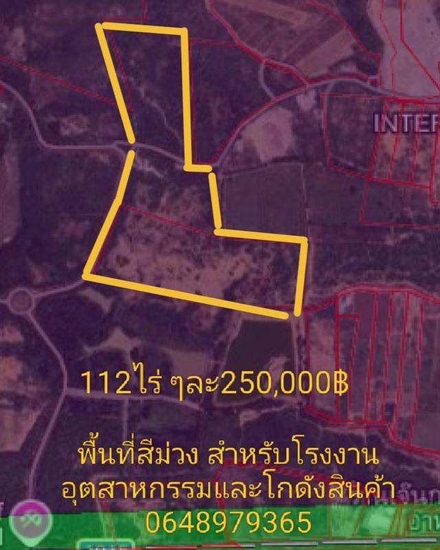 ที่ดิน พื้นที่สีม่วง 112ไร่ 1