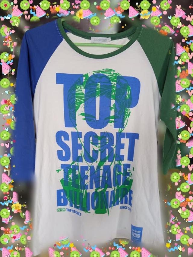 เสื้อยืดมือสอง จากหนัง top secret วัยรุ่นพันล้าน