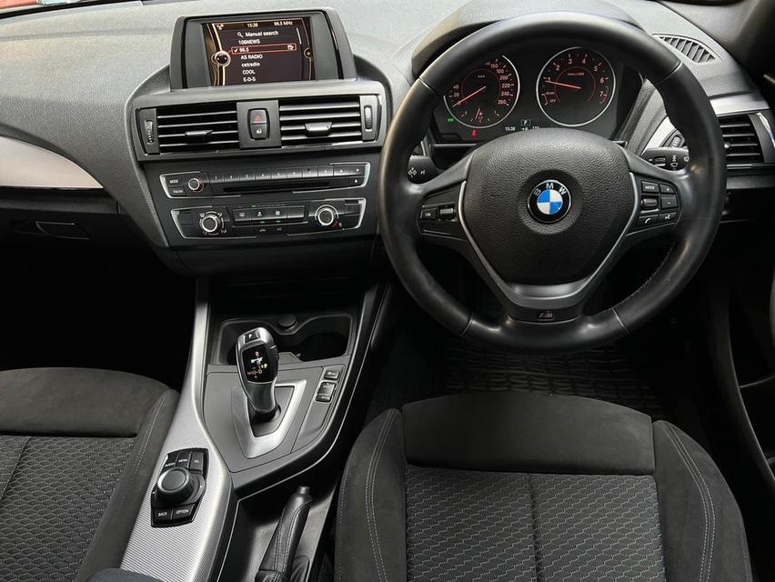 BMW 116i M SPORT ปี2014 วิ่ง13x,xxxKM  รถมือเดียวออกห้างป้ายแดง  6