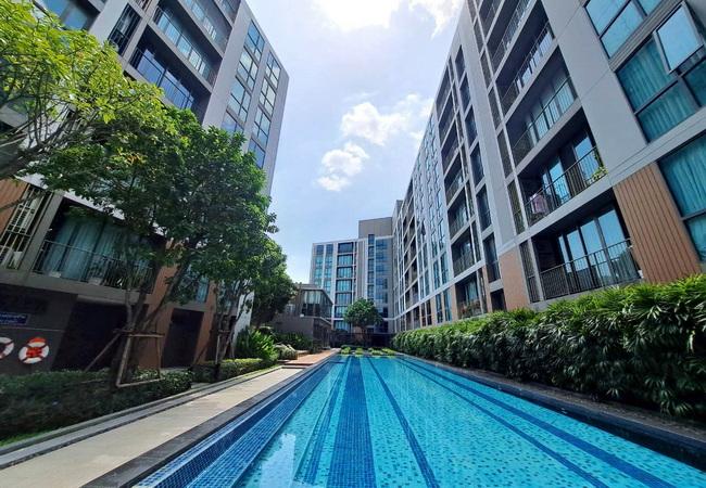 ขายคอนโด แชมเบอร์ส เฌอ ถนนรัชดา-รามอินทรา เนื้อที่ 33.57 ตร.ม. 1 นอน 1 น้ำ 1