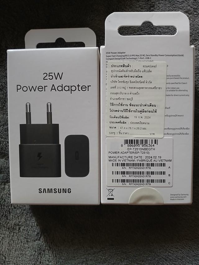 ADAPTER Samsung แท้ ของใหม่ 25W EP-T2510NBEGTH