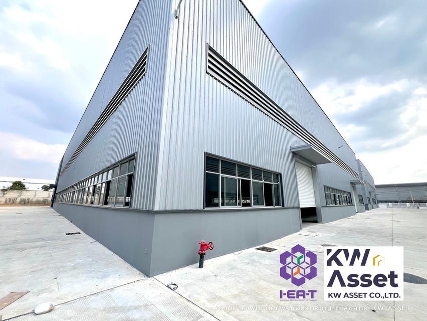 โรงงานให้เช่า-ขายในนิคมอุตสาหกรรมหนองใหญ่ จังหวัดชลบุรี ขนาด 31,686 ตารางเมตร ได้รับการรับรองจาก IEAT พื้นที่สีม่วงเข้ม #KWASSET 18