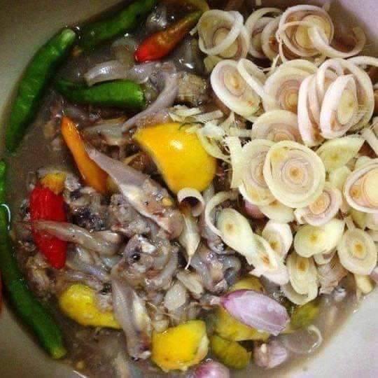 ปลาจ่อมชิวแก้วผสมกุ้ง 2