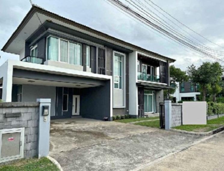 ให้เช่าบ้านเดี่ยว 2 ชั้น หมู่บ้าน วรารมย์ พรีเมียม วัชรพล จตุโชติ เฟส 3 หลังมุม วิวสวน บ้านสภาพใหม่ พื้นที่ดิน 121 ตารางวา  11