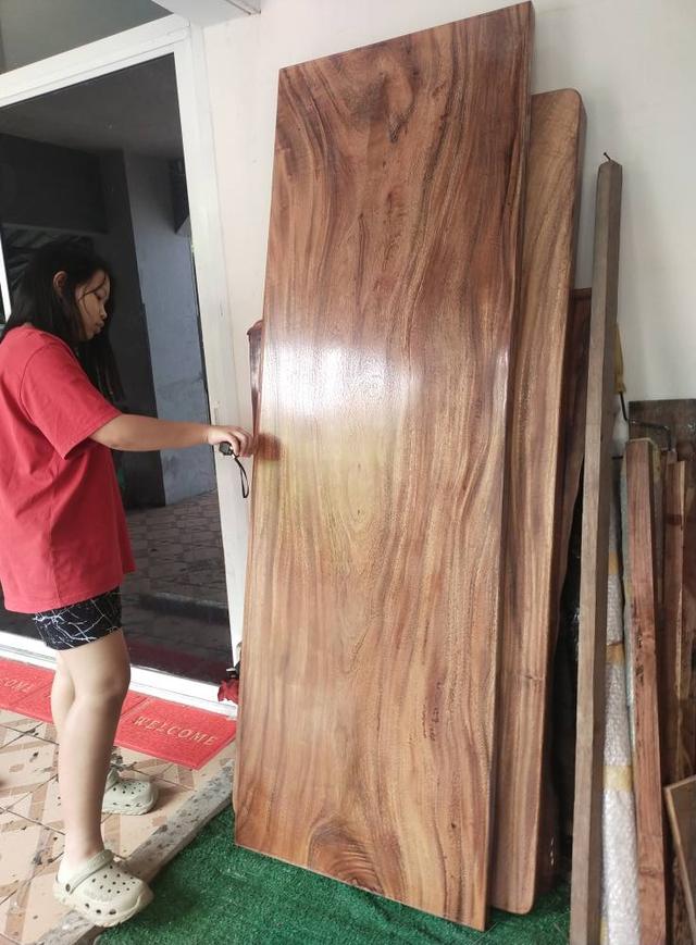 หน้าท๊อปไม้แผ่นเดียว ก65cmx200cm (สั่งผลิตสินค้าได้ตลอด)