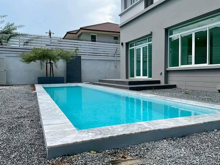 -ขายบ้านเดี่ยว 2 ชั้น พร้อมสระว่ายน้ำ🏊🏻‍♂️ หน้าบ้านทิศเหนือ พระราม2  4 ห้องนอน 5 ห้องน้ำ  ขนาดพื้นที่ : 230.7 ตารางวา 11
