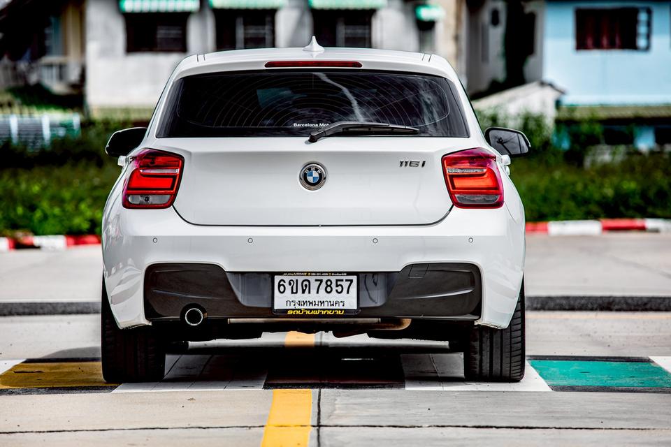 BMW 116i 1.6 TUERER RHD F20 Hatchback สีขาว ปี 2014  7