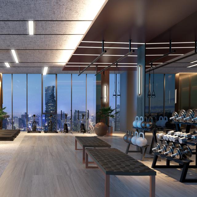 Luxury condo for rent, ANIL Sathon 12, 32nd floor, in the heart of the city, cheapest in this area, next to BTS Saint Louis, North Sathorn Road. 9