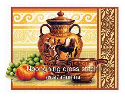 ร้าน Noongning Cross stitch ครอสติสพิมพ์ลาย จำหน่ายอุปกรณ์ครอสติส ภาพติดเพชร809 6