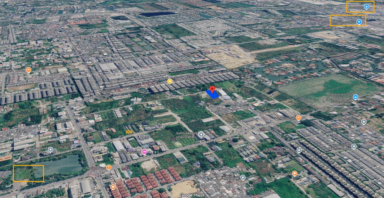 ขาย ที่ดิน บางนา 385 ตร.ว. ราคาพิเศษ 35,000.-/ตร.ว. ผังสีเหลือง ใกล้เมกาบางนา-ม.ราม 2 เหมาะสร้างบ้านและโกดัง 3