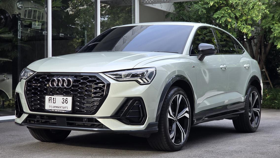 รหัสรถ WB36 Audi Q3 Sportback 40TFSI Quattro S Line Black Edition  ปี 2022 2