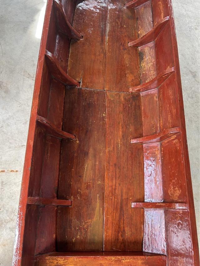 เรืออีป๊าป เรือไม้สัก ยาว8ศอก (ยาว4เมตร) เรือไม้ ใช้งานได้ปกติครับ รูปที่ 4