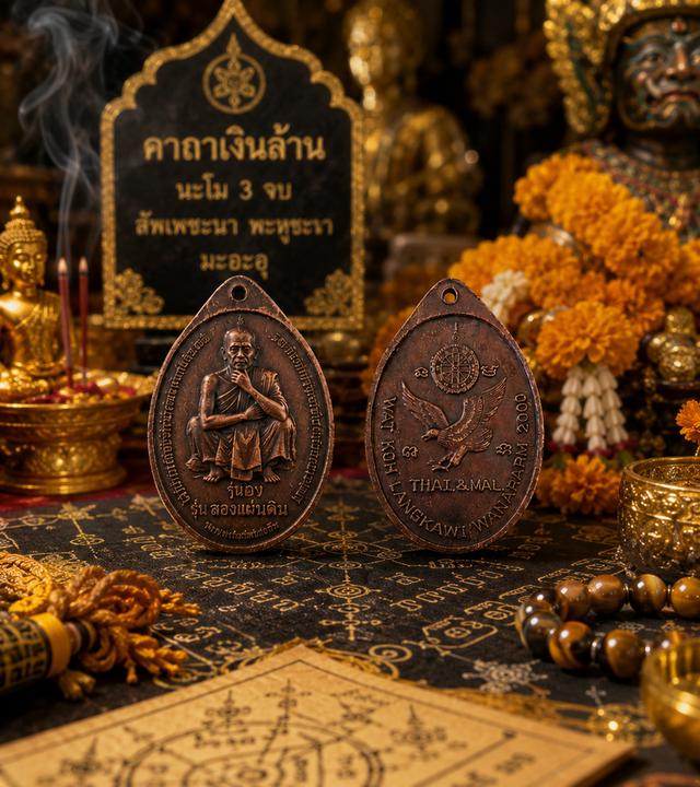 เหรียญสองแผ่นดิน... บารมีไร้พรมแดน หลวงพ่อคูณ ปริสุทโธ รูปที่ 2