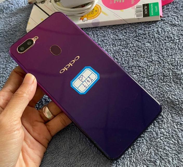 ขาย Oppo F9 สีม่วงสีสวย