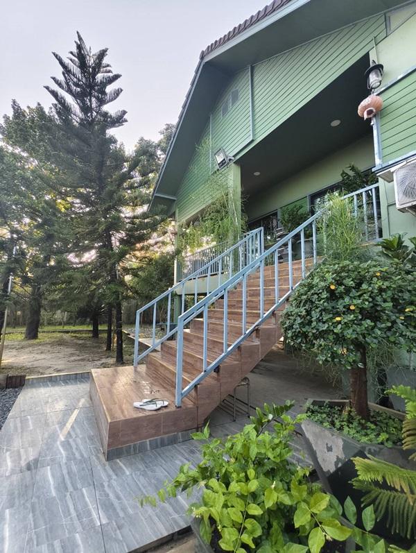 ขายบ้านสวน พร้อมที่ดิน รวม 3 ไร่ บึงกาสาม อ.หนองเสือ จ.ปทุมธานี น้ำไม่ท่วม เจ้าของขายเอง โทร.086-7777215 4