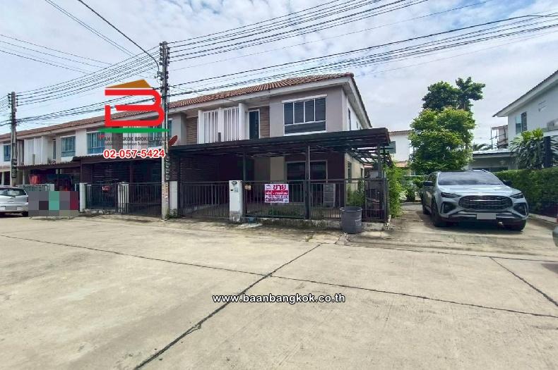 ทาวน์โฮม โครงการ พฤกษาวิลล์ 56 (ถนนบางเตย 3-5) เนื้อที่ 25.2 ตร.ว (ใกล้เซ็นทรัลศาลายา) ตำบลบางเตย อำเภอสามพราน นครปฐม