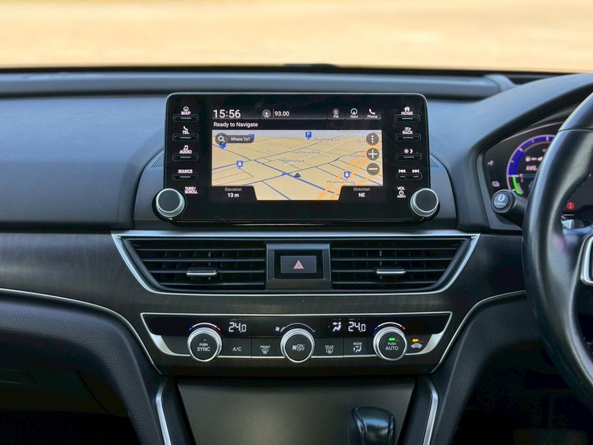 HONDA ACCORD G10   Sedan MY19 Sedan 4dr Hybrid TECH-CVT TOP FWD 2.0 สีดำ   เกียร์ออโต้ ปี 2019 18