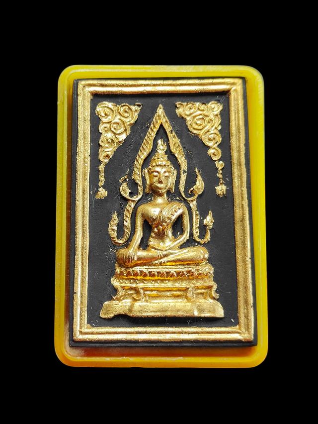 พระพุทธชินราชพิมพ์ใหญ่(พิมพ์หายาก) ลงรักปิดทอง หลังยันต์ดวงประสูติพระพุทธเจ้า หลวงพ่อเริ่ม