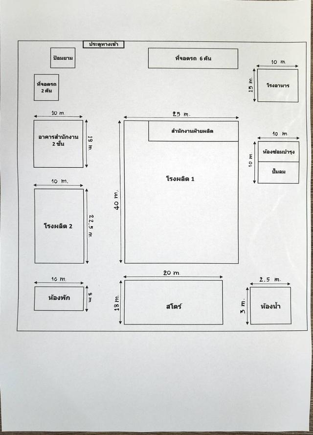 ขายโรงงาน ขายที่ดิน 3-1-03 ไร่ พร้อมอาคารโรงงาน และสำนักงาน 5