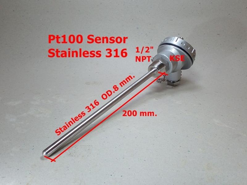 RTD Pt100 SS304 , SS316 เปิดใบกำกับภาษีได้ พร้อมส่งด่วน งานด่วนติดต่อมานะคะ