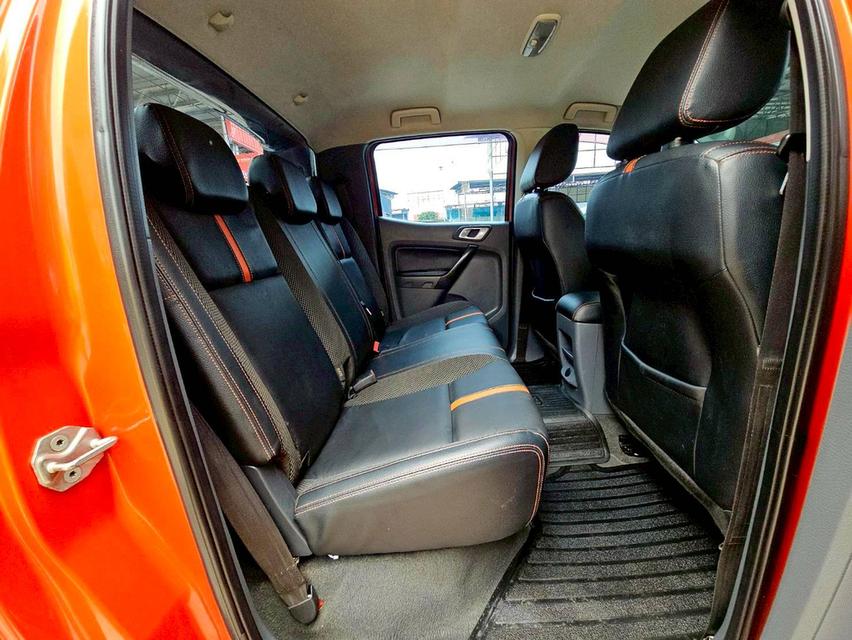 รหัสรถ SEZ7698 Ford Ranger 4 ประตู 2.2 Wildtrak Hi-Rider เกียร์ ออโต้ สี ส้ม ปี 2015 10