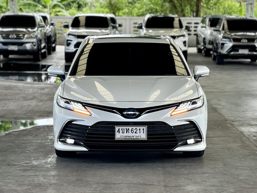 2023 TOYOTA CAMRY 2.5 HEV PREMIUM LUXURY สีขาว เลขไมล์ 36307 กม.