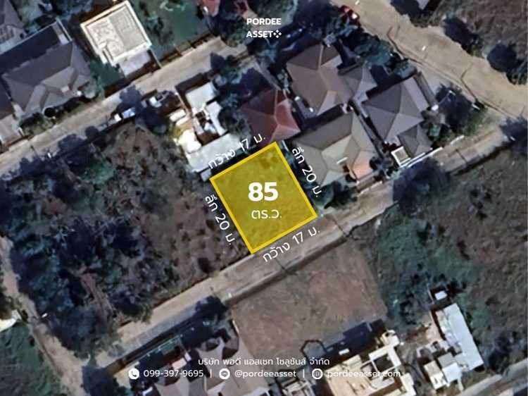 ที่ดินจัดสรรถมแล้ว 85 ตร.ว. ม.ชวนชื่นกอล์ฟ อเวนิว กรุงเทพฯ-ปทุมธานี ติดสนามกอล์ฟ Flora Ville Golf & Country Club ใกล้แยกบางคูวัด โรบินสันศรีสมาน 2
