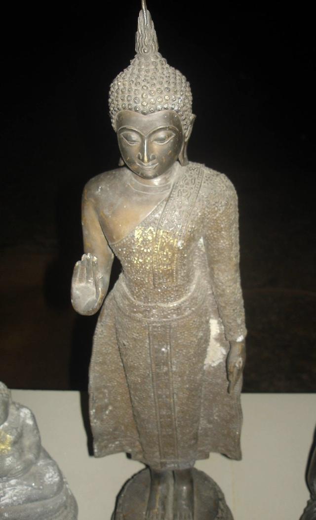 พระพุทธปางห้ามญาติ วัดบวรนิเวศวิหาร ปี2509 เนื้อสำริด ประจำวันจันทร์ พระบูชาปางห้ามญาติ รูปย่อยที่ 4